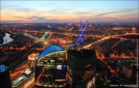 Виды на Москву с 77 этажа