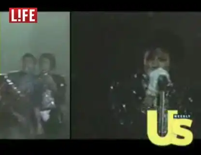 М.Джексон обгорел на сьемках клипа