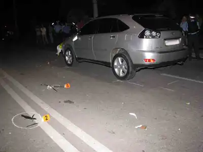 Убийцу на «Лексусе» хотели разорвать на куски