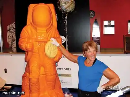 Скульптуры из сыра (Sarah Kaufmann)