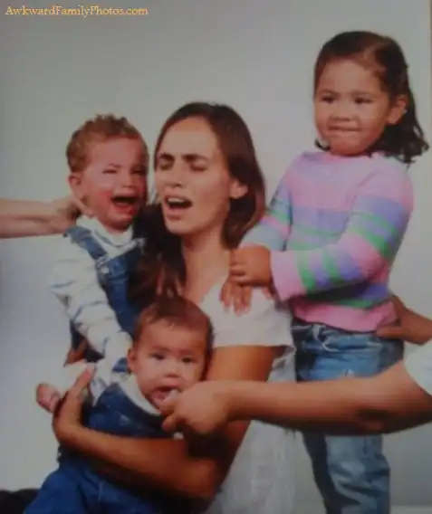 Странные семейные фото