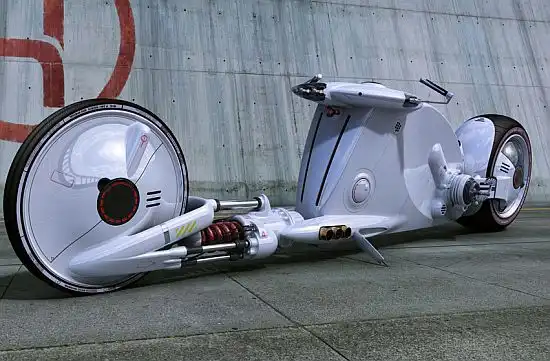 Snake Road: футуристичный концепт мотоцикла (5 фото)