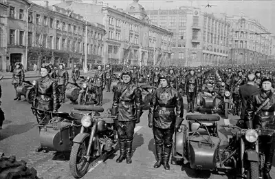 Мотоцикл "Урал".