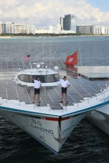 Катамаран на солнечных батареях "PlanetSolar"