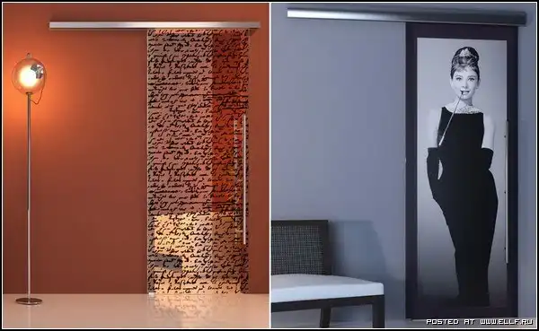 Креативные стеклянные двери (5 фото)