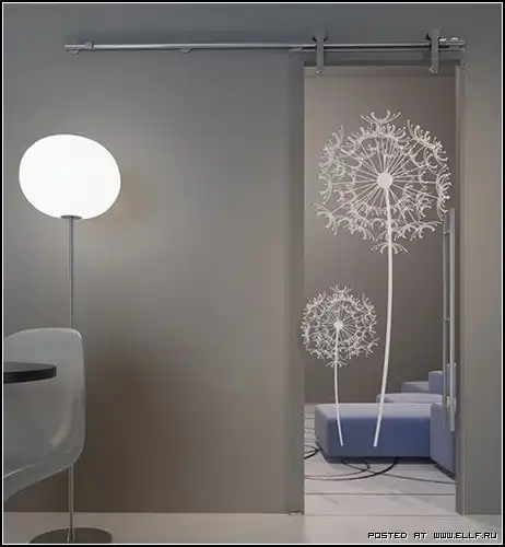 Креативные стеклянные двери (5 фото)