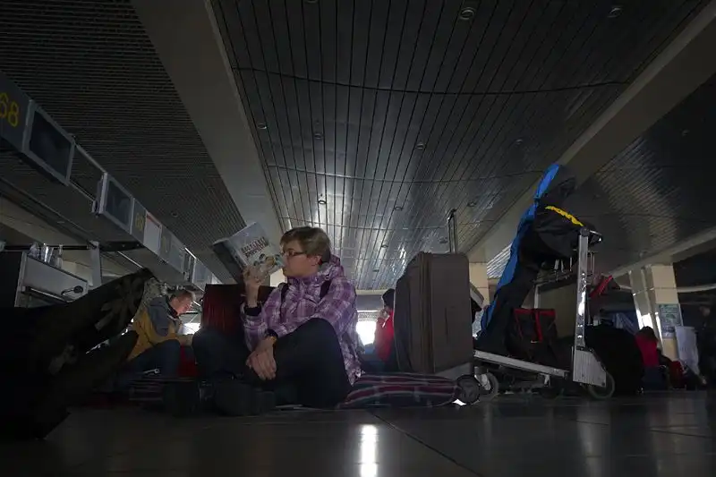 Пленные в аэропорту Домодедово