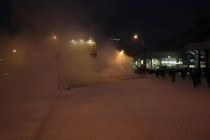 В Питере прорвало трубу