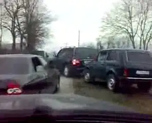 Разборки на дорогах по-ингушски...