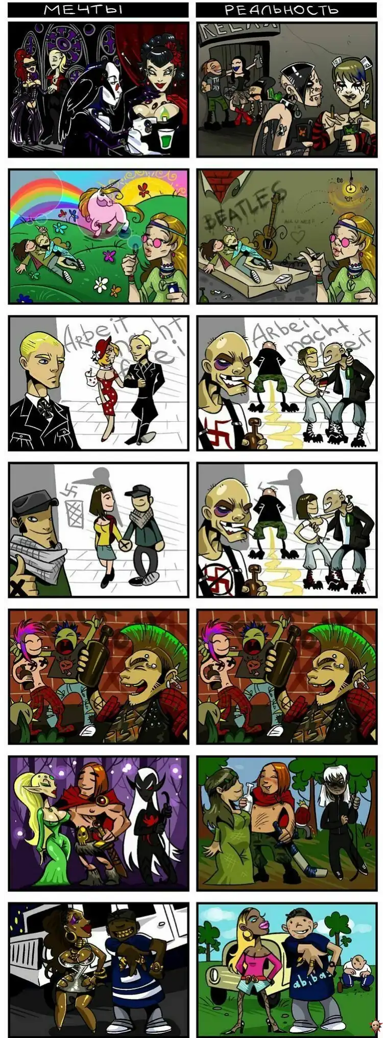 Мечты - Реальность / Как хочется - как есть [