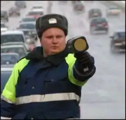 Псевдогаишники останавливали водителей... феном