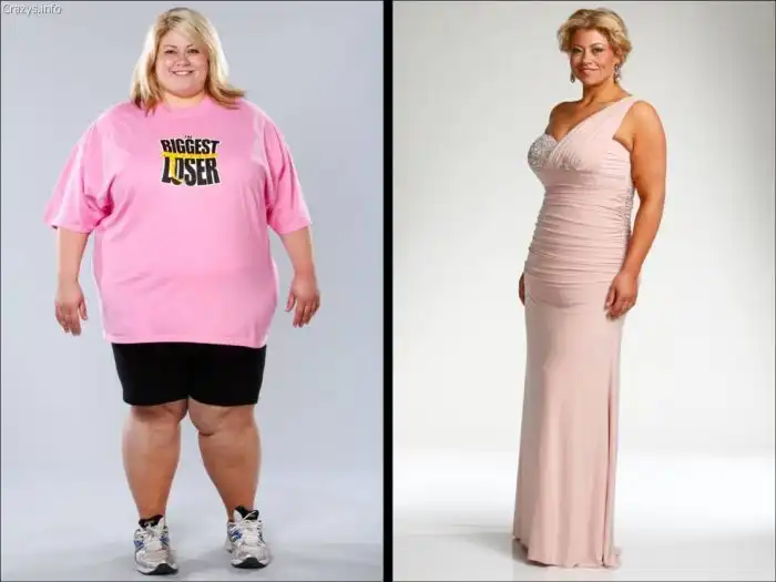 Участники "The Biggest Loser" до и после шоу