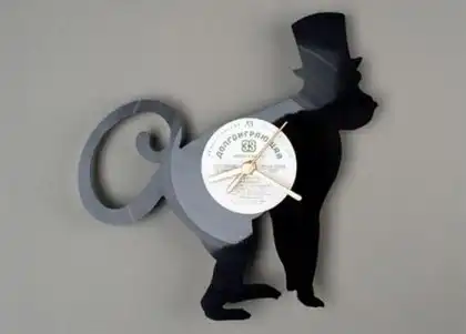 Виниловые часы