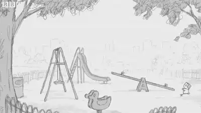 Что будет, если на  площадке  папа останется присматривать за детьми?