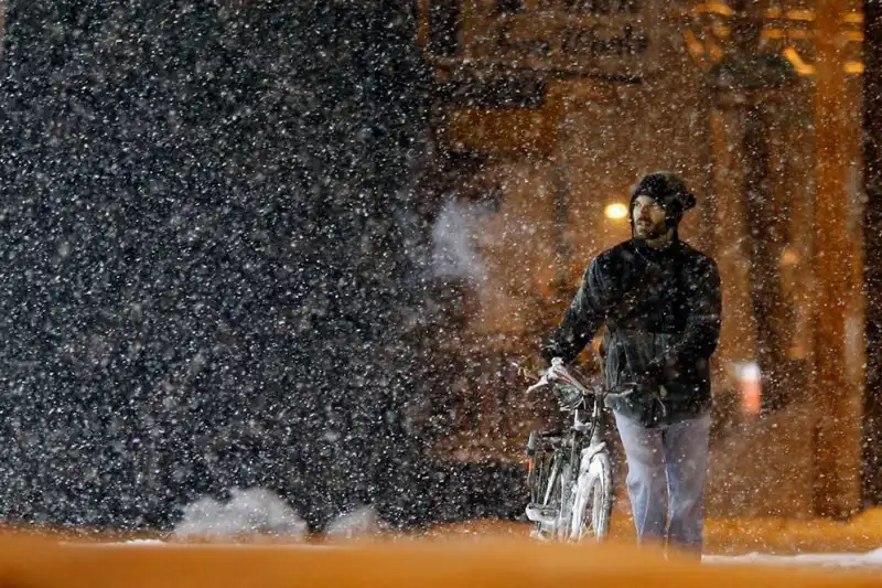 Cнежные бури в США