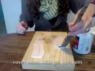 Как легко и просто перенести фотографию на деревянную дощечку