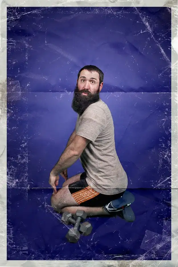 Мужики в классических пин-ап позах девушек