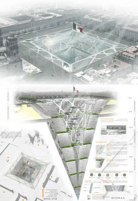 Мексиканцы спроектировали подземный небоскрёб