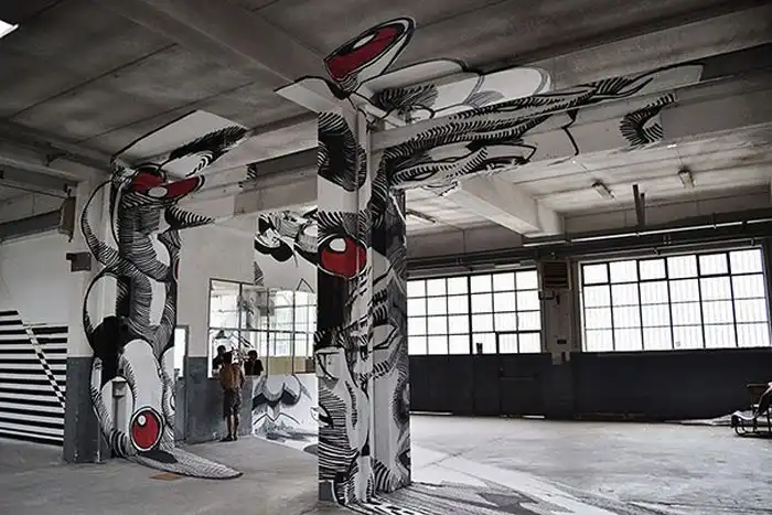 Иллюзия граффити (мини пост)