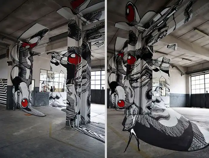 Иллюзия граффити (мини пост)