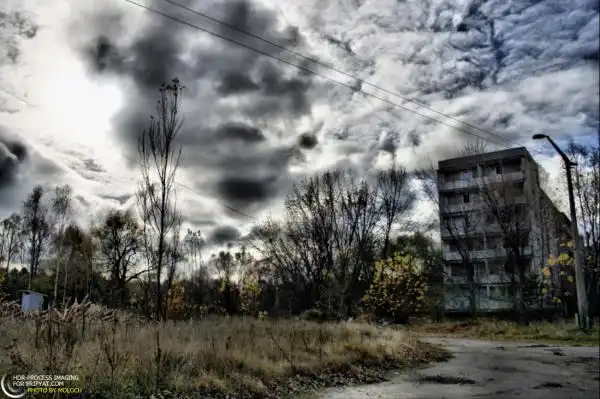 Фото Припяти в HDR обработке