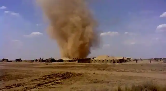 Смерч в Капустином Яру