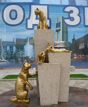 Памятники кошкам