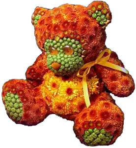 Милые зверюшки из цветов