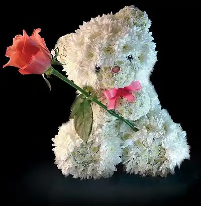 Милые зверюшки из цветов