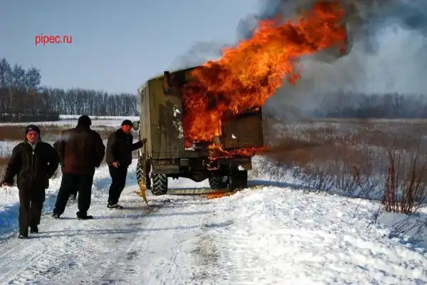 Горящие авто