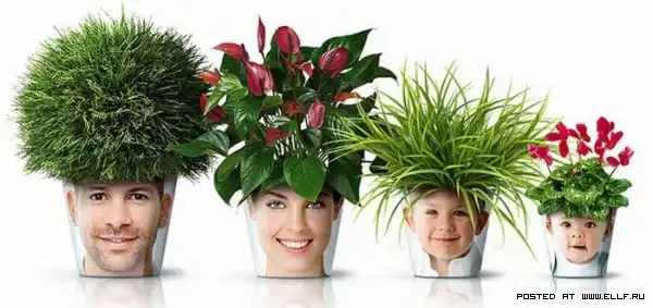 Цветочная голова