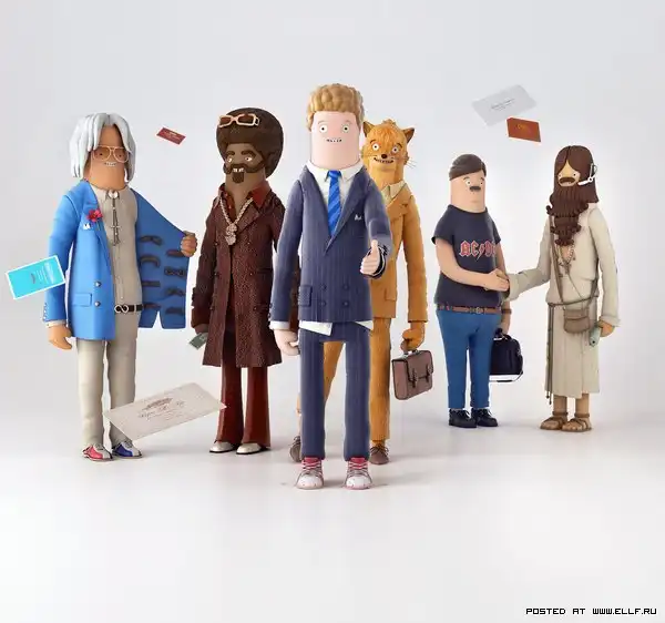 Фигурки изображающие деловых людей