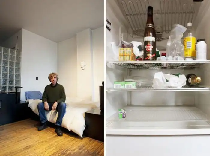 Содержимое холодильника людей