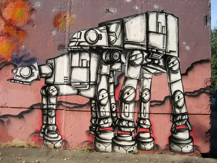 Настенная живопись в Тушино