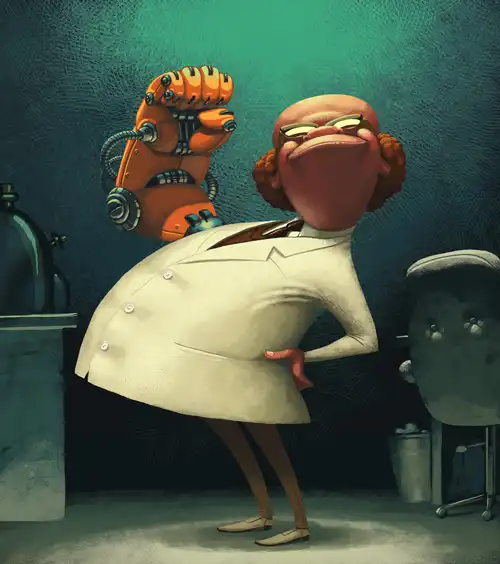 Иллюстратор Денис Зильбер