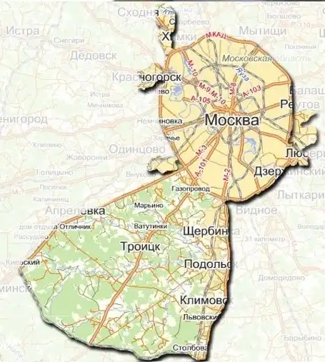 По какому принципу Дмитрий Медведев расширяет территорию Москвы