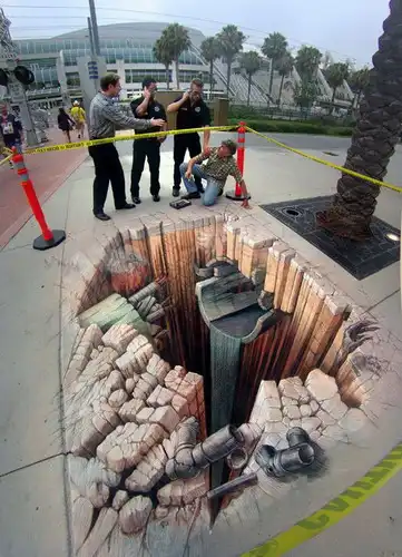 Рисунки на улицах.Курт Веннер