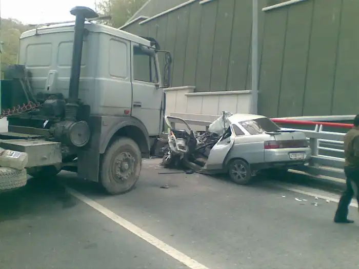 ДТП на объездной дороге в Сочи по вине ДПС