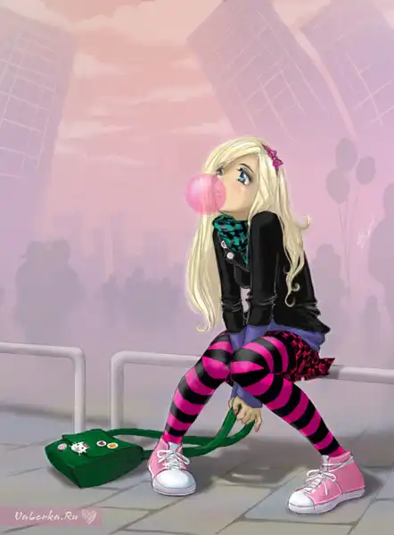 Разноцветные волосы -  супер картинки!