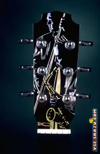 Рисунки на гитарных грифах и деках