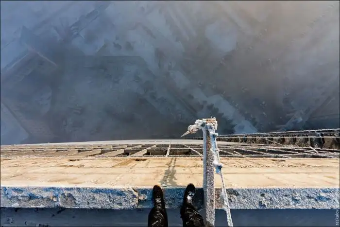 Зимний руфинг в Красноярске