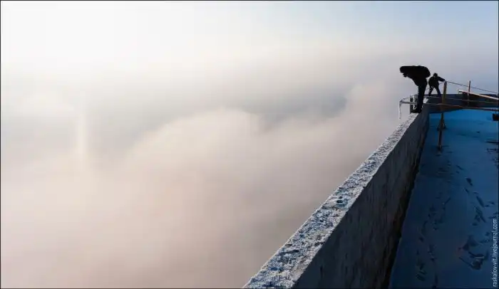 Зимний руфинг в Красноярске