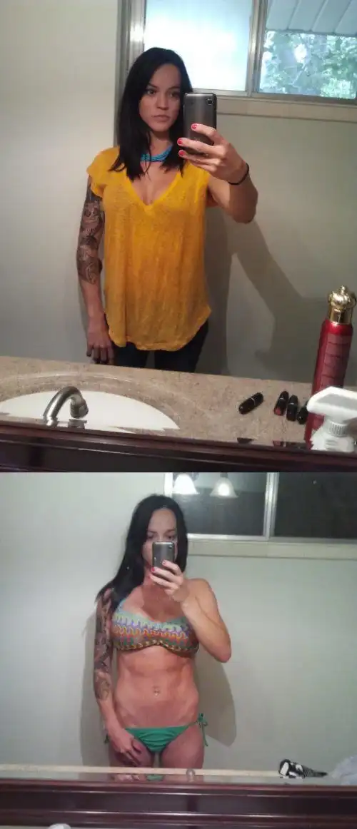 Стройные девушки следят за своей фигурой