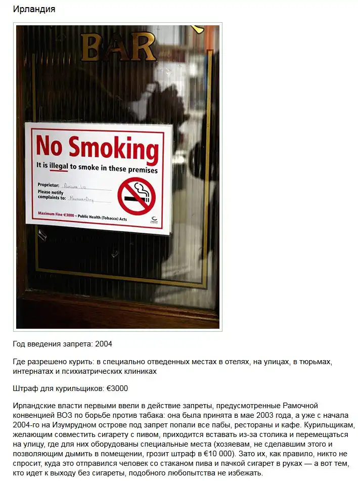 ТОП-10 стран с жесткими мерами борьбы против курения