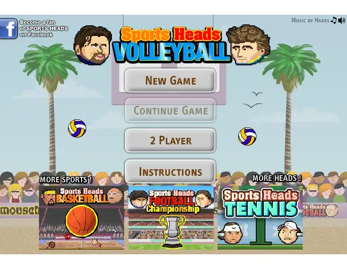 Sports Heads Volleyball