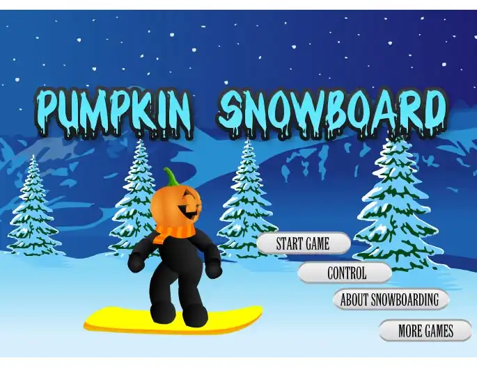 Pumpkin Snowboard