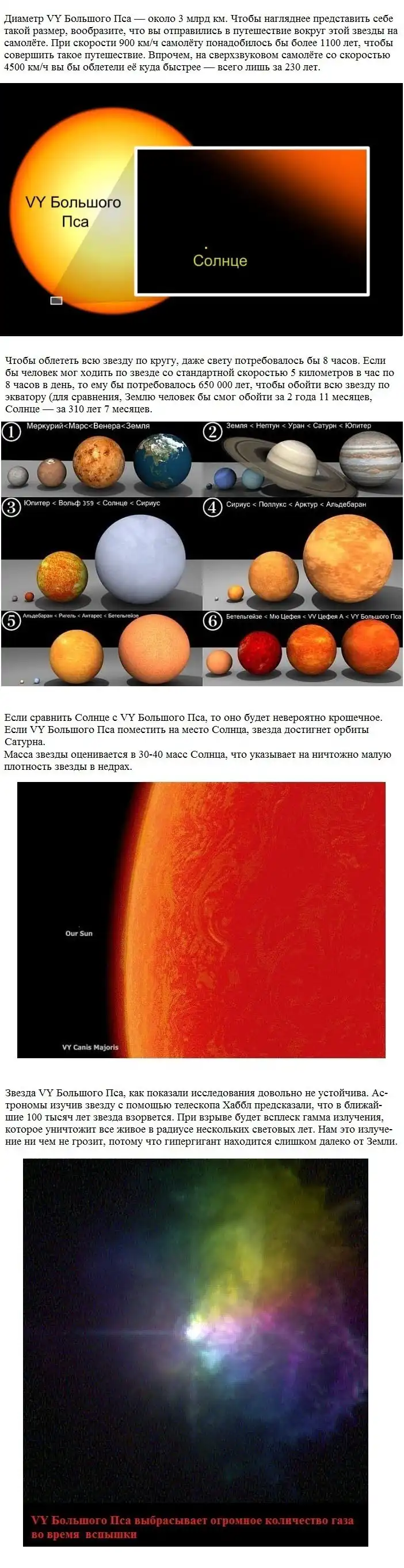 Самая большая звезда