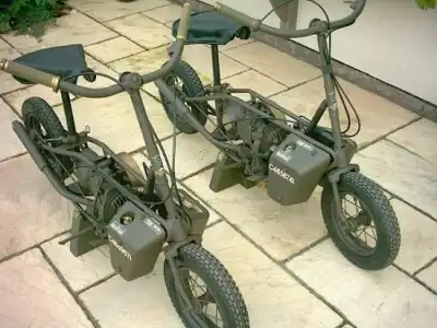 Welbike-один из самых необычных мотоциклов времен 2-ой Мировой войны