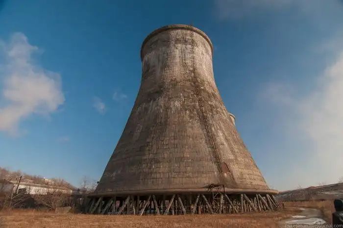 Фотоотчет с несанкционированного посещения градирни