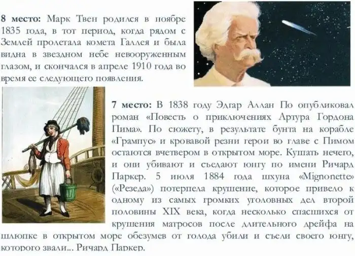 Исторические совпадения и интересные факты